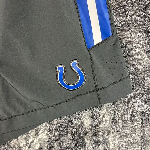Nike On-Field Indianapolis Colts NFL Gray Athletic XXL Shorts 10" Inseam Gray - Picture 3 of 12